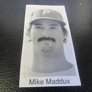 ORIGINAL - MIKE MADDUX - PHILADELPHIA PHILLIES - FOTO DE PRENSA SÚPER BRILLANTE - EN MUY BUENA CONDICIÓN - Imagen 1 de 1