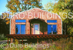 DuroSPAN Steel 32x60x18 Metal Garage Shop DIY Home Building Kit Open Ends DiRECT