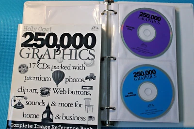 250,000  Graphics, Photos, Clip art, Web buttons, sounds & more! - Image 1 of 4