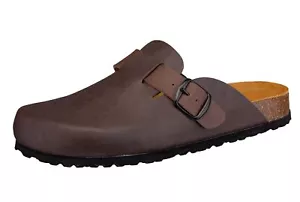 Pantolette Hausschuhe braun Lico Bioline Clog Herren - Bild 1 von 96