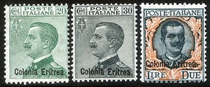 Colonie Italiane Eritrea 1925 S20 n. 93/95 ** (l104) - Picture 1 of 1