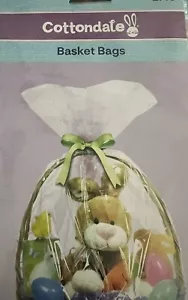 2 PIEZAS Bolsas Envolventes para Cesta de Pascua Cottondale con Diseño Transparente 24"" x 25"" - Imagen 1 de 2