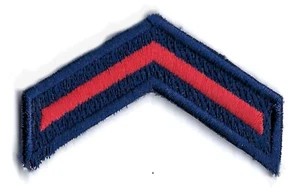 Philippine Army Marine Corps - Private First Class Rank Stripes Chevron Patch - Picture 1 of 3