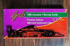 Formula 1 Auto Racing 1992 Season Sports Trading Cards 