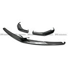 3Pcs Carbon + FRP Front Bumper Lip Splitter For Mazda RX8 09-12 Late R3 TK Style