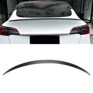 Auto Heckspoilerflügel Für Tesla Model Y 2020 2021-2024 Matter Kohlefaser-Look - Picture 1 of 8