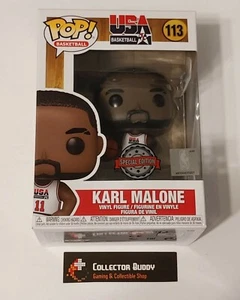 Karl Malone Funko Pop! Basketball 113 1992 Team USA White Special Edition Pop - Imagen 1 de 1