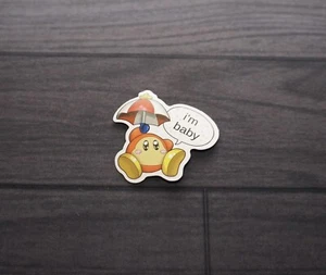 Calcomanía pegatina Kirby | paraguas Waddle Dee | ideal para botellas, computadoras portátiles, etc. - Imagen 1 de 4