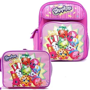 Shopkins 12" inches backpack with Matching Lunchbox Set - BRAND NEW - Licensed - Picture 1 of 1