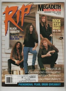 Rip Music Magazine Black Sabbath Megadeth Dinosaur Jr. December 1994 100220nonr - Picture 1 of 1