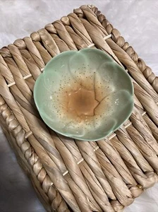 Made In South Africa Mustardseed And Moonshine Original Green And Brown Nut Bowl - Picture 1 of 8