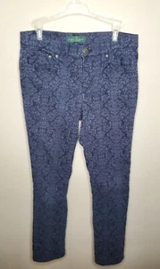 LRL Lauren Jeans Co. Ralph Lauren Blue Jeans Modern Straight Ankle Size 6 - Picture 1 of 9