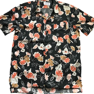 LIBERTINE - LIBERTINE MEN'S CAVE S/S DRESS SHIRT FLOWER PATERN LARGE EU - Picture 1 of 13