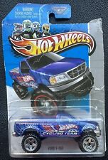 Hot Wheels 1997 Ford F-150 Pickup Truck HW City 2013 Blue Cycling Team New In Bx
