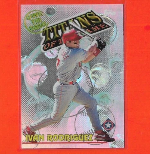 2000 (RANGERS) Topps Chrome Own the Game #OTG23 Ivan Rodriguez - Image 1 of 1