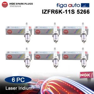 CANDELA IZFR6K-11S 5266 NGK 6X Laser Iridium CR-V Civic VIII FR-V - Foto 1 di 4