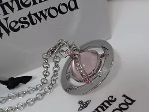 Vivienne Westwood - Große 3D Halskette Rose Kugel versilbert mit Kristallen. - Bild 1 von 8