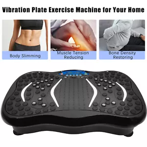 Portable Vibration Platform Plate Whole Body Exercise Fitness Massager Machine - Picture 1 of 9