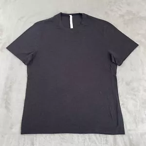 T-shirt Lululemon Performance elasticizzata uomo grande antracite manica corta attiva - Foto 1 di 7