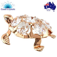 CRYSTOCRAFT Turtle with Bohemian crystals