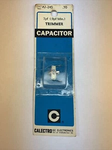 Vintage NOS 7pf 0,9pf Min. Trimmer Kondensator Made in USA - Bild 1 von 4