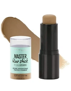Maybelline New York Facestudio Master Blur Stick Primer, #130 Medium Tan, 0,3 once - Foto 1 di 4