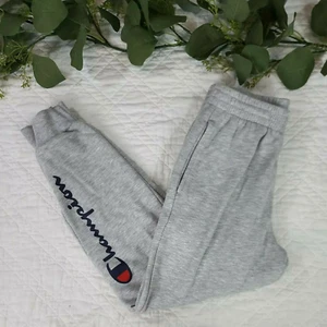 Champion Athleticwear Kids Baby Gray Sweatpants Size M Spellout - Picture 1 of 6