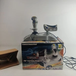 Thrustmaster Top Gun Afterburner Joystick Boxed Throttle Thrust Usb - Picture 1 of 21