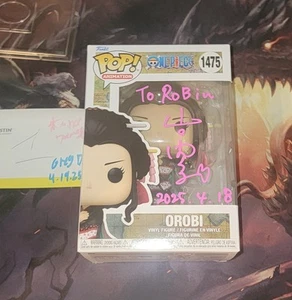 Nico Robin Funko Pop Signed By Jva - Picture 1 of 5