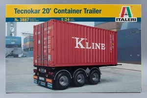 Italeri IT3887 Tecnokar 20' Container Trailer, model kit - Imagen 1 de 9