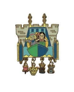 Prendedor It's a Small World Castle Dangle Disney 2008 atracción edición limitada 1500 - Imagen 1 de 2