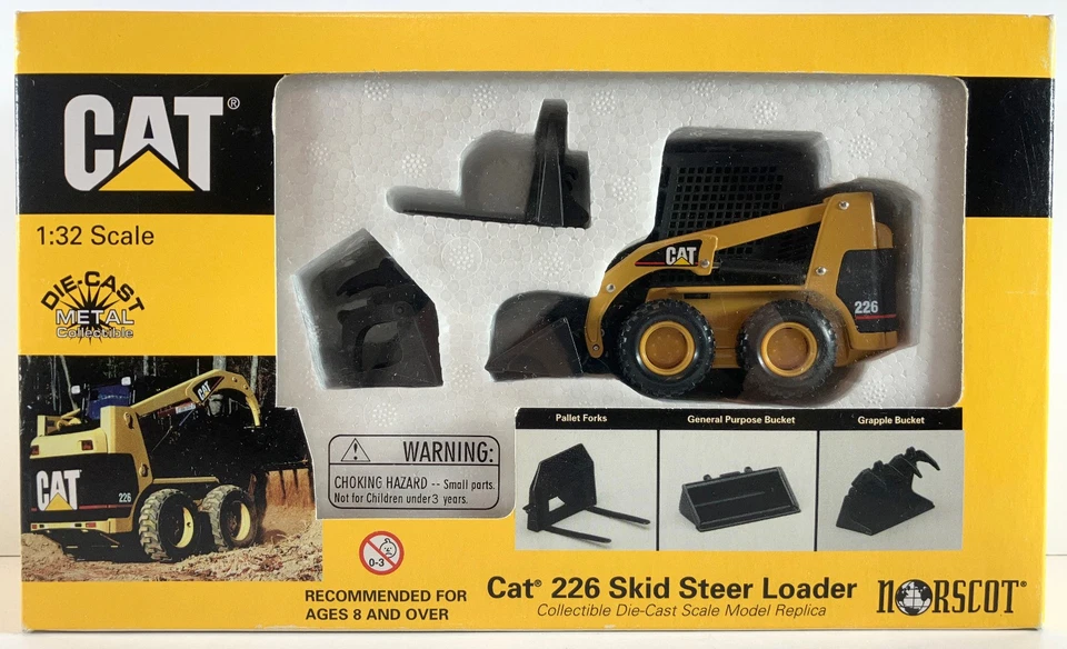 Norscot Caterpillar 226b Skid Steer Loader 1/32 Cat 55036