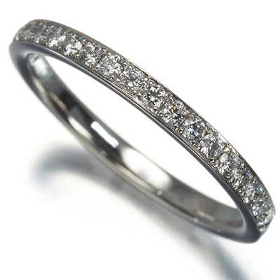 Diamond 0.21ct Half Eternity Ring 950 Platinum - Image 1 of 4