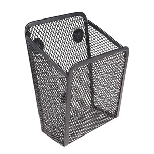 Magnetic Pen Holder Office Household Brush Pot Bin Stand for Desk Unique - Picture 1 of 12