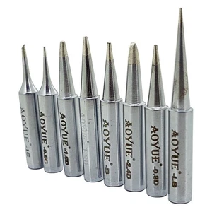 Aoyue T-Type Tip Selection Kit Conical Bevel Chisel SI-KIT-07 Soldering Iron - Picture 1 of 8