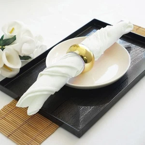 100 Polyester 17x17" TABLE NAPKINS Wedding Party Kitchen Catering Linens SALE - Picture 1 of 282