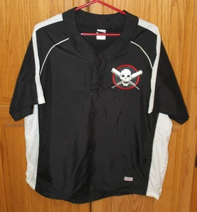 INTENSITY ATHLETICS BLACK SHORT SLEEVE BASEBALL SHIRT 100% POLYESTER SIZE M - Picture 1 of 3