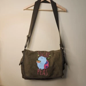 Borsa messenger in tela 16x12" Bravest Warriors Catbug 2014 - amiamo bene - Foto 1 di 11