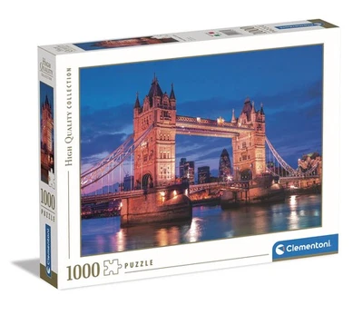 Clementoni - 39674 Collection - Tower Bridge At Night - 1000 pezzi - Made i z467 - Immagine 1 di 4