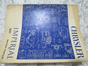 1967 Chrysler Imperial Shop Repair Service Manual 300 New Yorker Newport LeBaron - Bild 1 von 24