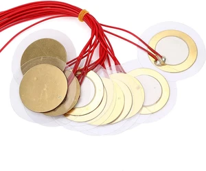 20 Stück 35 mm vorverdrahtet Piezoelemente Summer Echolot Sensor Trigger Trommel Scheibe - Bild 1 von 12