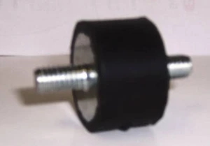 5/16-18 RUBBER ISOLATION MOUNT ISOLATOR MALE/MALE 1/2"LONG STUDS - Picture 1 of 1