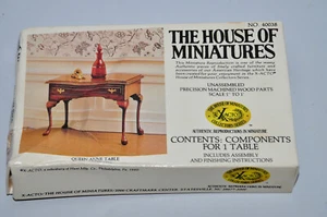The House Of Miniatures X-ACTO No. Mesa Queen Anne 40038 - Imagen 1 de 5