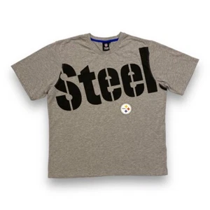 NFL Pitsburgh Steelers T-Shirt Size XXL Grey Tee Sports Casual Top - Picture 1 of 5