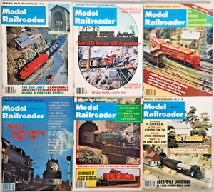 Model Railroader Train Magazine Lot of 6 - 1977 - 1979 - Railroad Design, Fun - Picture 1 of 3