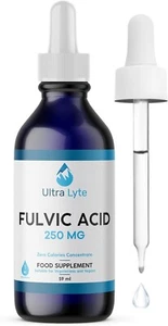 Ultra Lyte Fulvic Acid – 250MG Non-GMO for Digestion and Immunity Support