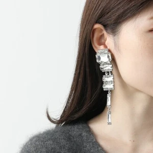 Weekend Max Mara Earrings FAVORE Women's Accessories Beads Crystal NEW - Picture 1 of 6