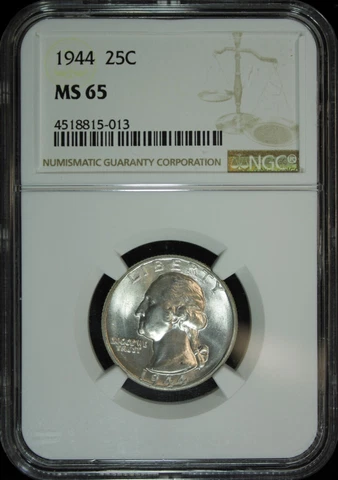 1944 Washington Quarter NGC MS-65 (2330213) Cover
