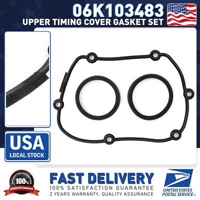 New Upper Timing Cover Gasket Set 06K103483 For Seat Leon 1.8T 2.0T 2013-2021 US - Image 1 of 4