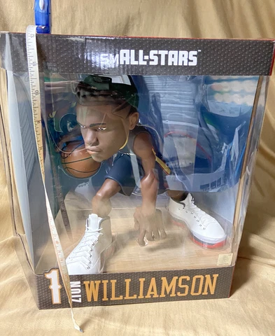 New ZION WILLIAMSON 11-12" SmAll-Stars Figurine Action Figure Pelicans Navy Jers Cover